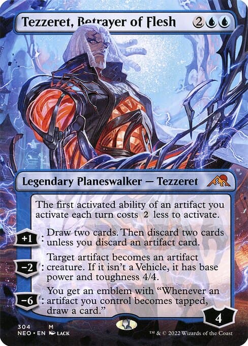 Tezzeret, Betrayer of Flesh from Kamigawa: Neon Dynasty (Mythic)