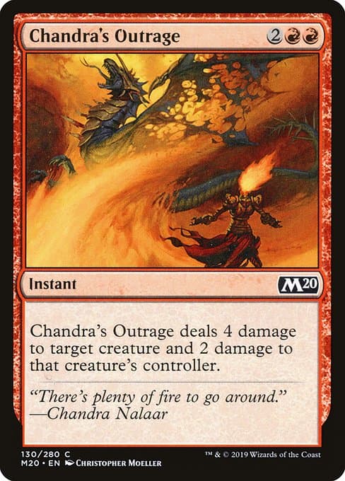 Chandra's Outrage from Core Set 2020 (Common)