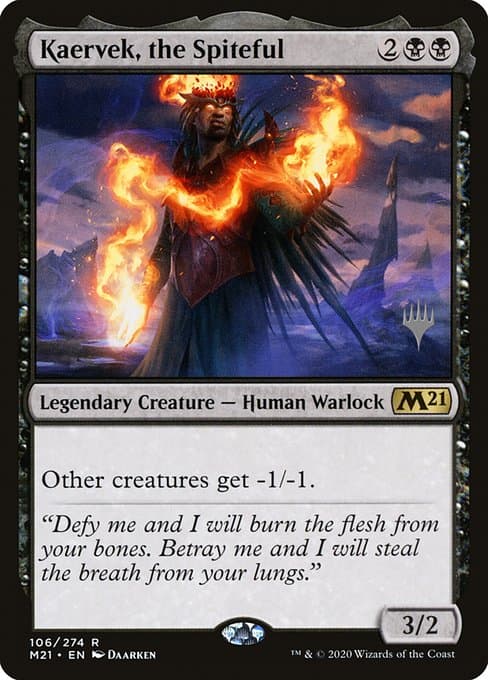 Kaervek, the Spiteful from Core Set 2021 Promos (Rare)