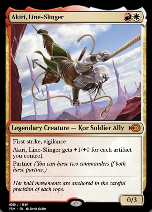 Akiri, Line-Slinger from Magic Online Promos (Mythic)