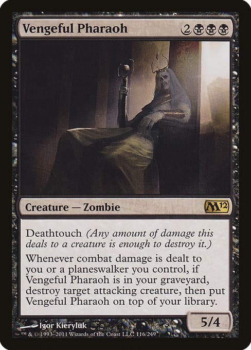 Vengeful Pharaoh from Magic 2012 (Rare)