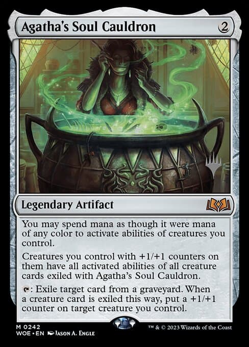 Agatha's Soul Cauldron from Wilds of Eldraine Promos (Mythic)