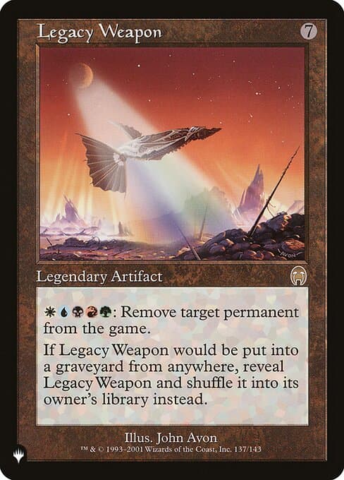 Legacy Weapon from The List (Rare)