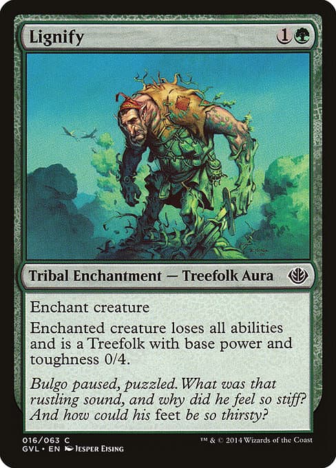 Lignify from Duel Decks Anthology: Garruk vs. Liliana (Common)