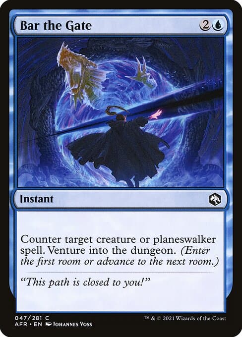 Bar the Gate from Adventures in the Forgotten Realms (Common)