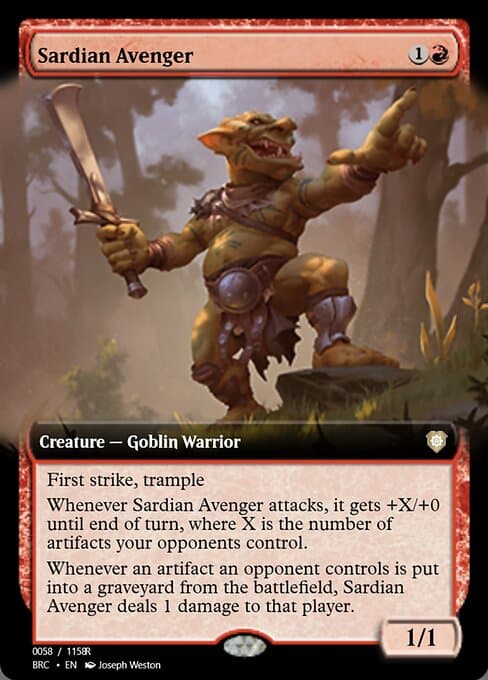 Sardian Avenger from Magic Online Promos (Rare)