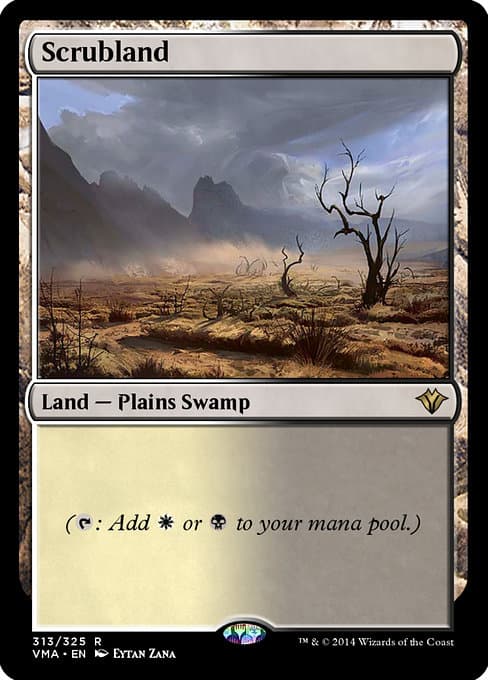 Scrubland from Vintage Masters (Rare)