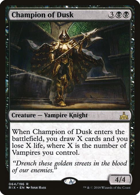 Champion of Dusk from Rivals of Ixalan (Rare)