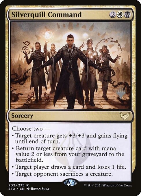 Silverquill Command from Strixhaven: School of Mages Promos (Rare)
