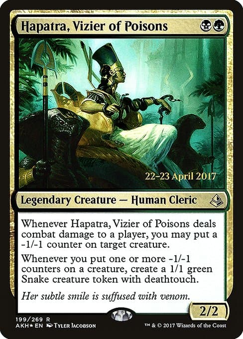 Hapatra, Vizier of Poisons (Rare)