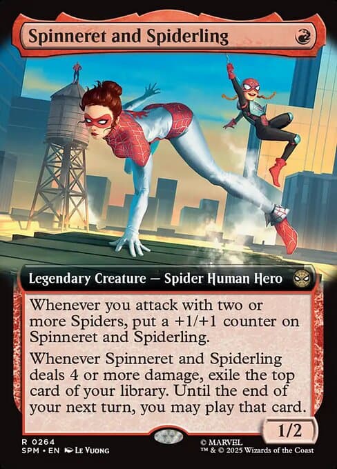 Spinneret and Spiderling from Marvel's Spider-Man (Rare)