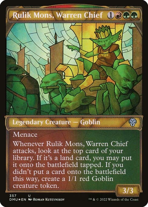 Rulik Mons, Warren Chief from Dominaria United (Uncommon)