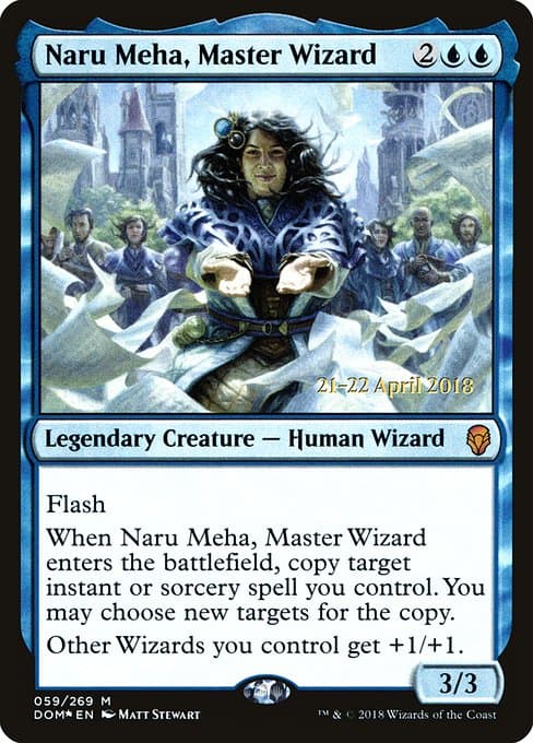 Naru Meha, Master Wizard from Dominaria Promos (Mythic)