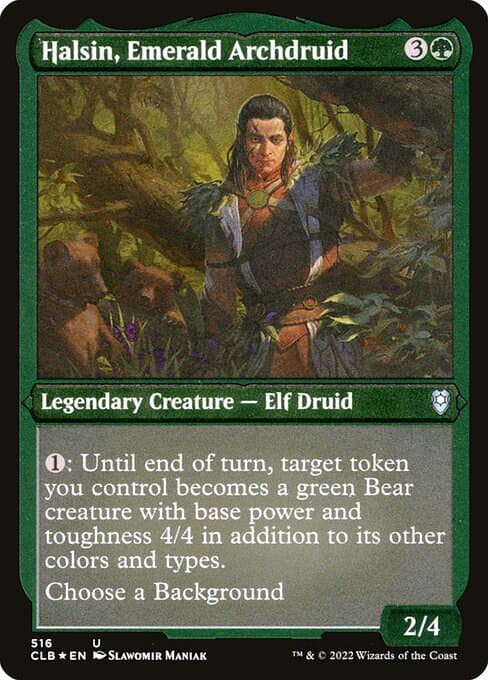 Halsin, Emerald Archdruid from Commander Legends: Battle for Baldur's Gate (Uncommon)