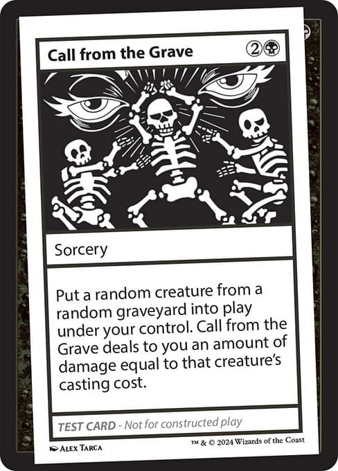 Call from the Grave from Mystery Booster 2 (Rare)