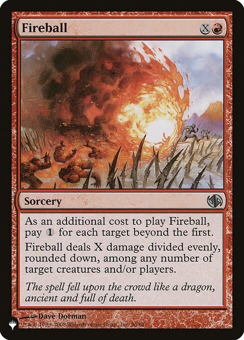 Fireball from The List (Uncommon)