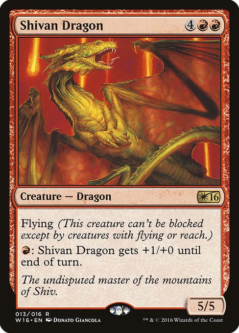 Shivan Dragon (Rare)