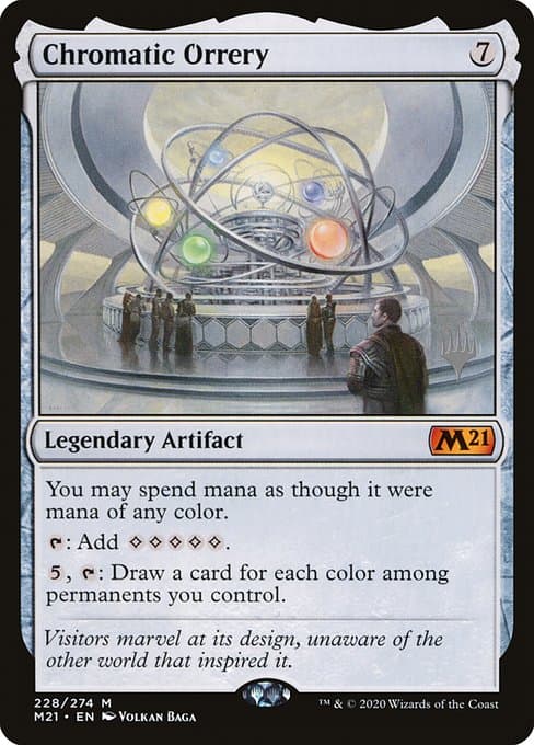Chromatic Orrery from Core Set 2021 Promos (Mythic)
