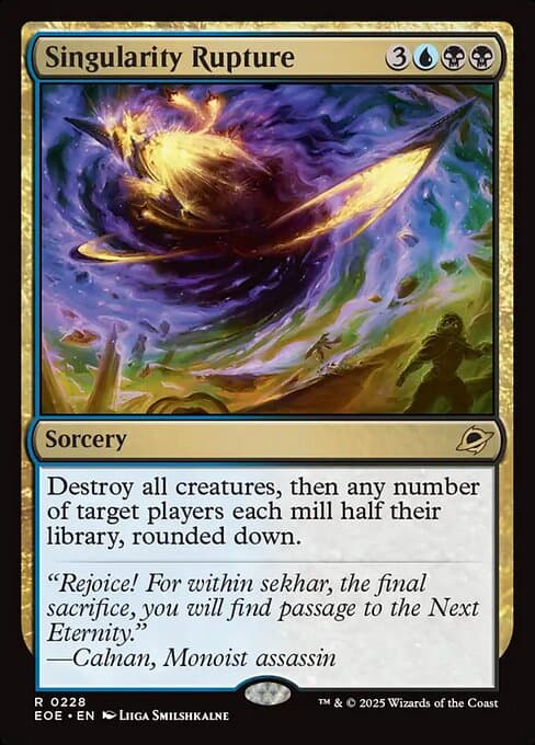 Singularity Rupture from Edge of Eternities (Rare)
