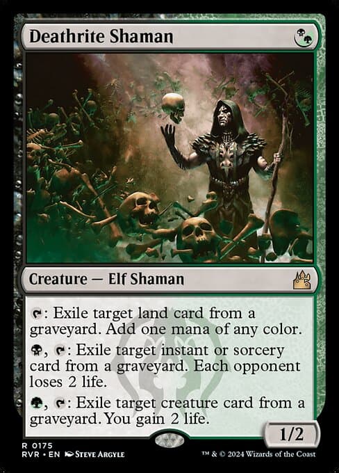 Deathrite Shaman from Ravnica Remastered (Rare)