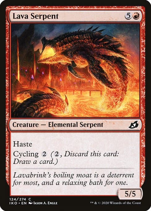 Lava Serpent from Ikoria: Lair of Behemoths (Common)