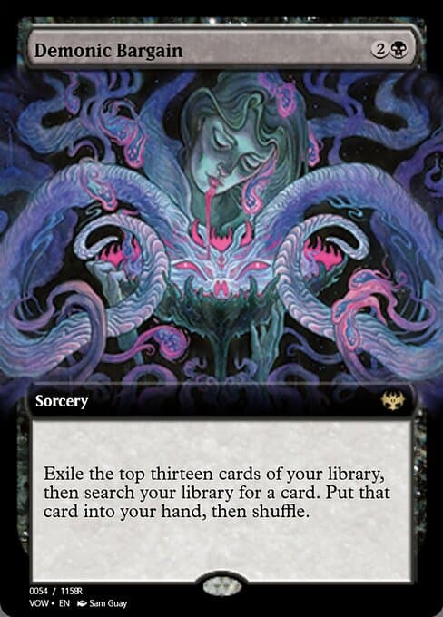 Demonic Bargain from Magic Online Promos (Rare)