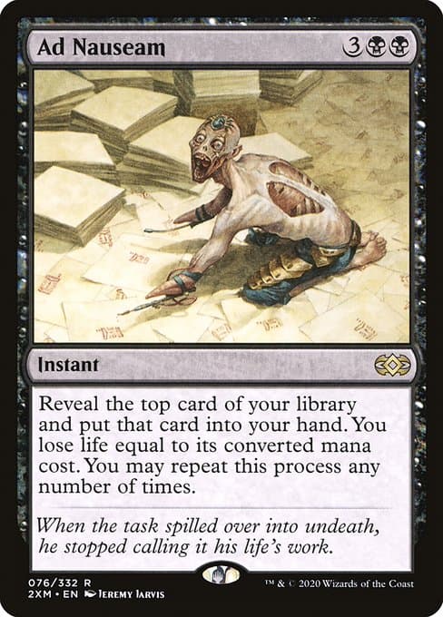 Ad Nauseam from Double Masters (Rare)