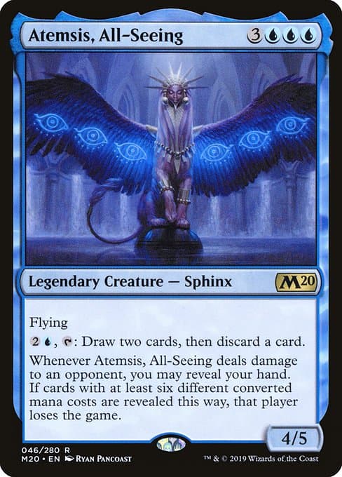 Atemsis, All-Seeing from Core Set 2020 (Rare)