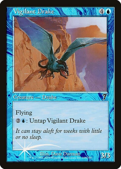 Vigilant Drake from Seventh Edition (Common)