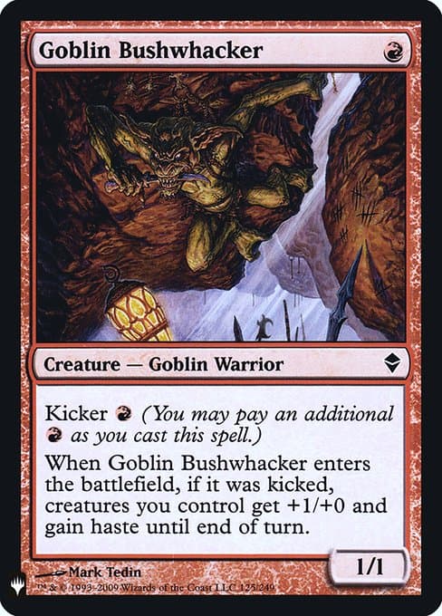 Goblin Bushwhacker from The List (Common)