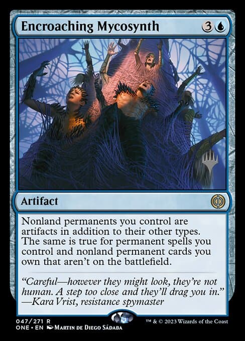 Encroaching Mycosynth from Phyrexia: All Will Be One Promos (Rare)