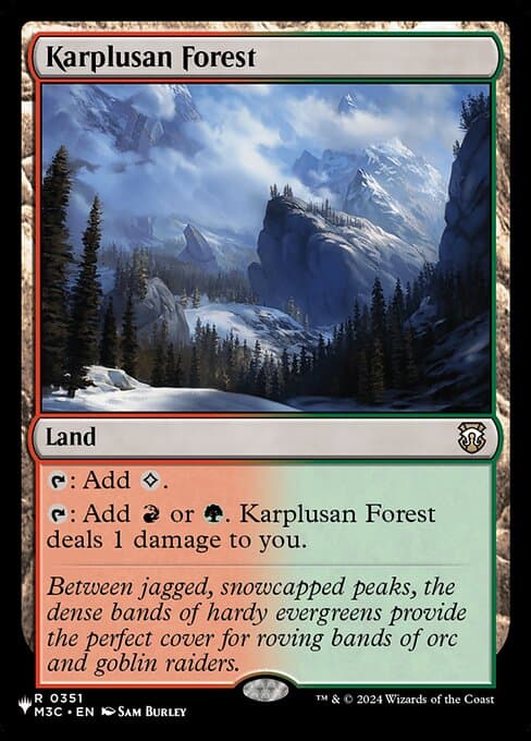 Karplusan Forest from The List (Rare)