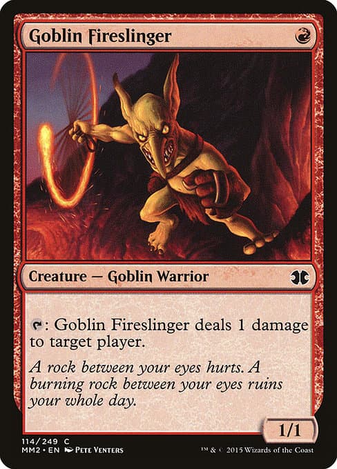 Goblin Fireslinger from Modern Masters 2015 (Common)