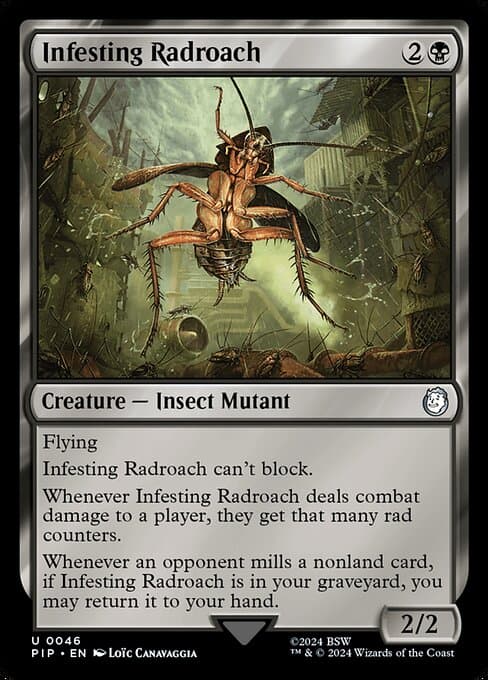 Infesting Radroach (Uncommon)