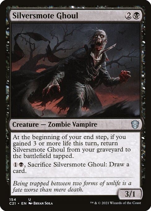Silversmote Ghoul from Commander 2021 (Uncommon)