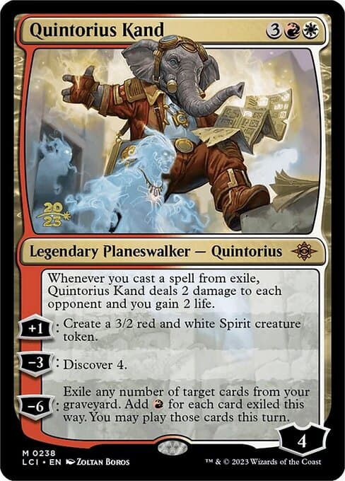 Quintorius Kand from The Lost Caverns of Ixalan Promos (Mythic)