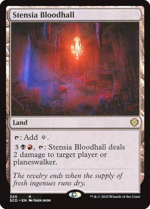 Stensia Bloodhall from Starter Commander Decks (Rare)