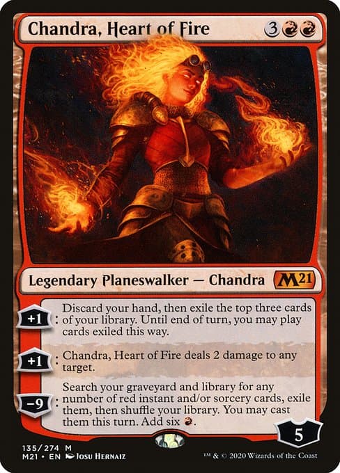Chandra, Heart of Fire from Core Set 2021 (Mythic)