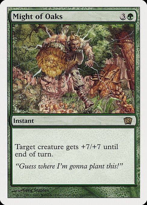 Might of Oaks from Eighth Edition (Rare)