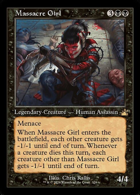 Massacre Girl from Ravnica Remastered (Rare)