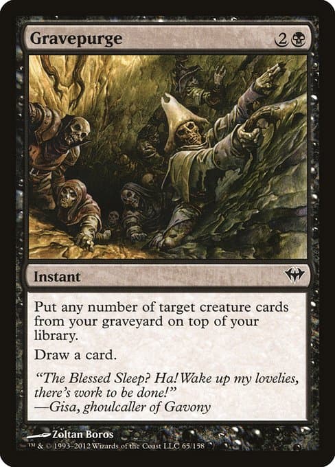 Gravepurge from Dark Ascension (Common)