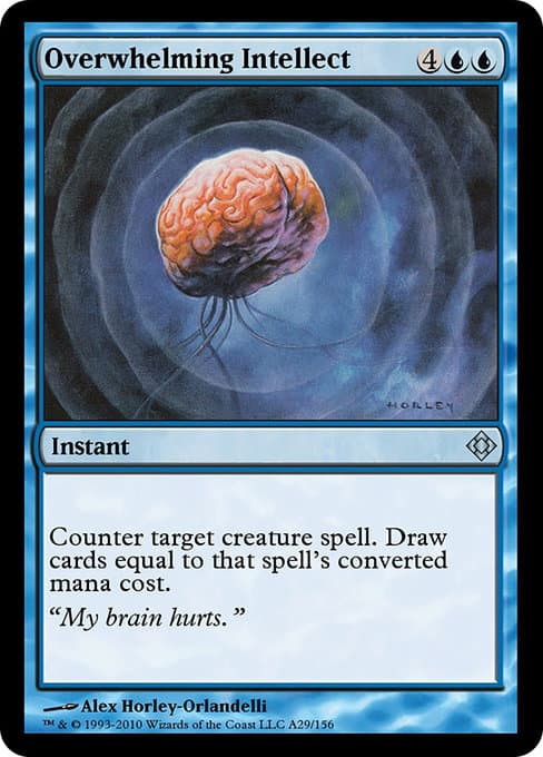 Overwhelming Intellect from Magic Online Theme Decks (Uncommon)