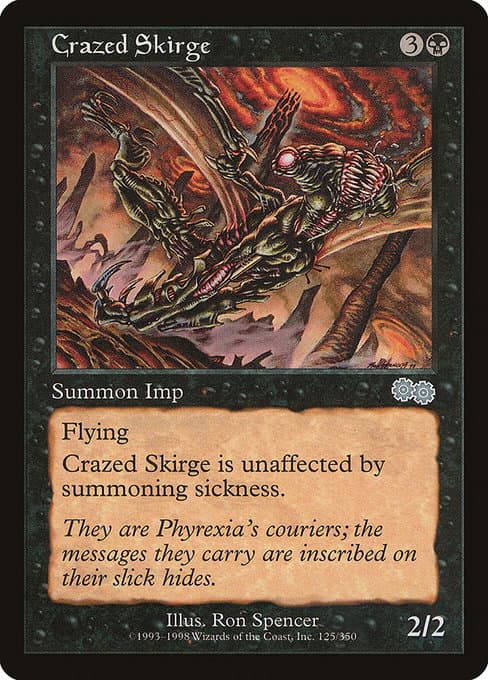 Crazed Skirge from Urza's Saga (Uncommon)