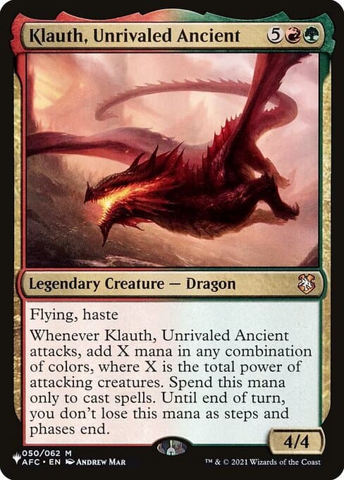 Klauth, Unrivaled Ancient from The List (Mythic)