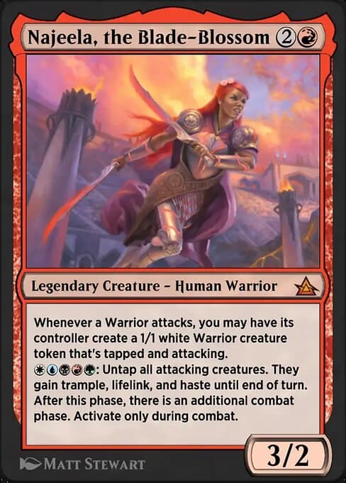 Najeela, the Blade-Blossom (Mythic)