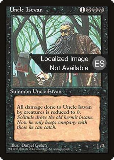 Uncle Istvan from Fourth Edition Foreign Black Border (Uncommon)