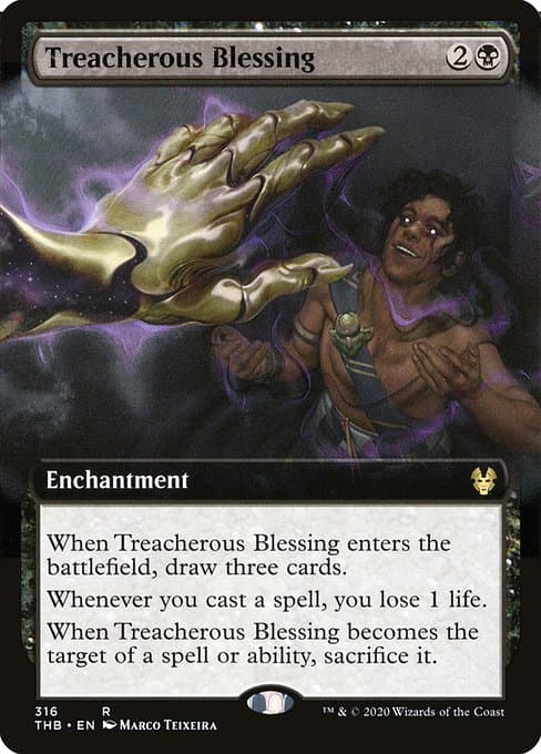 Treacherous Blessing from Theros Beyond Death (Rare)
