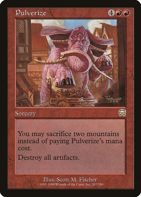 Pulverize from Mercadian Masques (Rare)