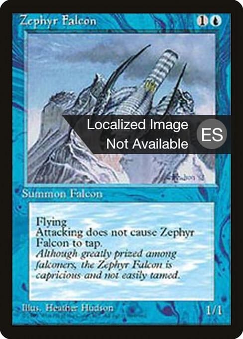Zephyr Falcon from Fourth Edition Foreign Black Border (Common)