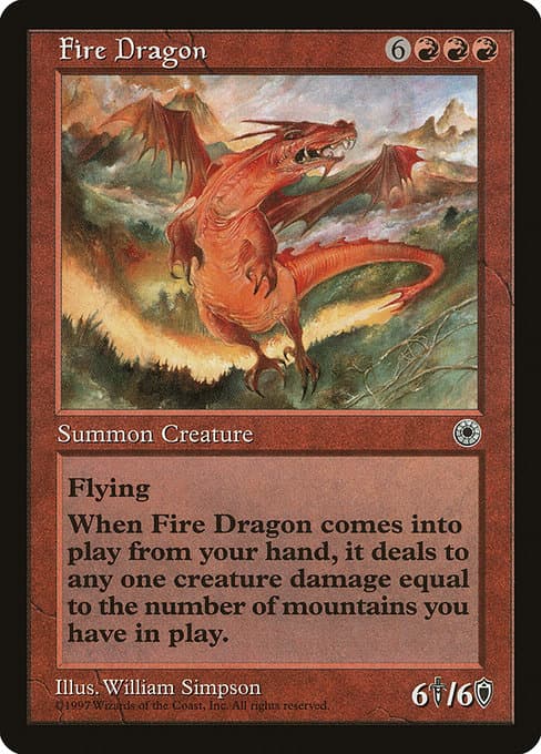 Fire Dragon from Portal (Rare)